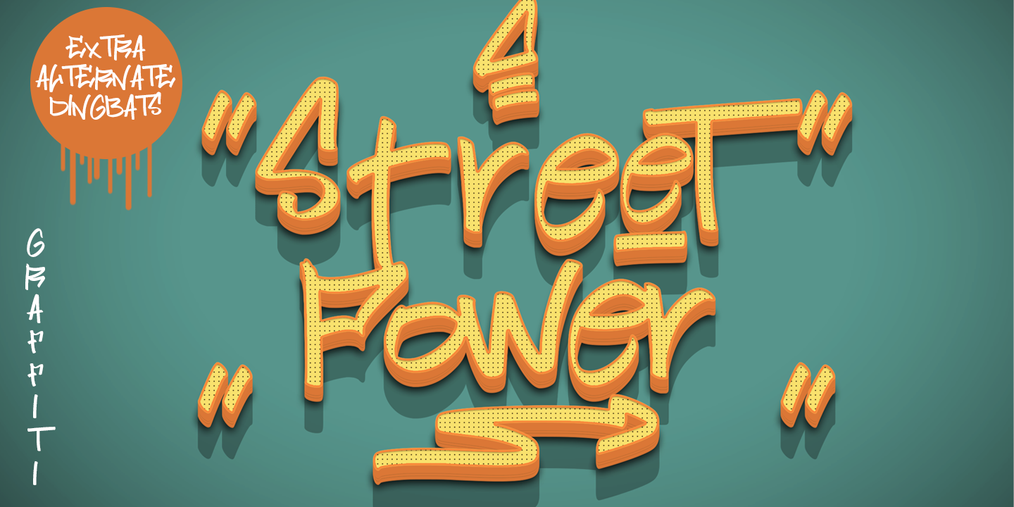 Street Power Regular Font preview
